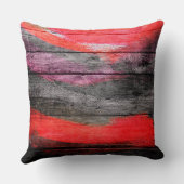 絵を描色木目#9 クッション (裏面)