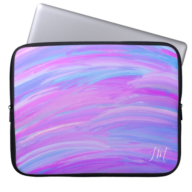 絵を描色電パーソナライズされたバッグ ラップトップスリーブ (正面)