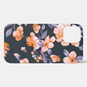 絵を描花のシームレスな背景イラストレーション Case-Mate iPhoneケース (裏面 (横))