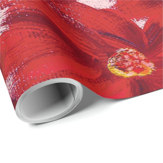 絵を描花の色 ラッピングペーパー (ロールコーナー)