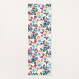 絵を描花びら ヨガマット