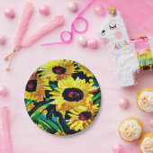 絵を描花カスタム紙プレート ペーパープレート (パーティー)