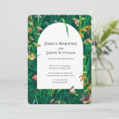 絵を描花結婚弓 招待状 (スタンド正面)