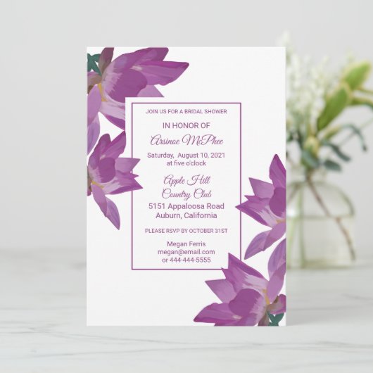 絵を描花花花花嫁案内 招待状 (スタンド正面)