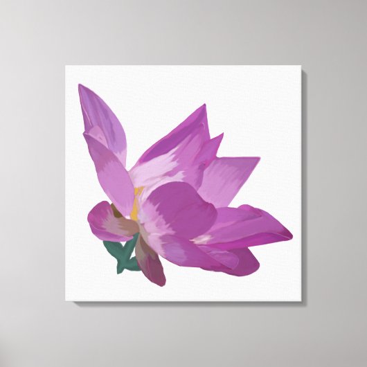 絵を描花 キャンバスプリント (正面)