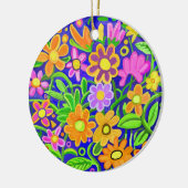 絵を描花 セラミックオーナメント (左)