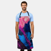 絵を描芸術的テクスモダンク。 エプロン (着用した状態)