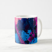 絵を描芸術的テクスモダンク。 コーヒーマグカップ (正面右)