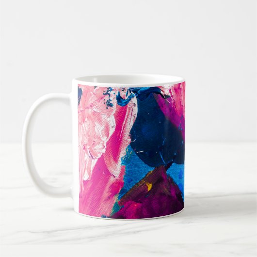 絵を描芸術的テクスモダンク。 コーヒーマグカップ (左)