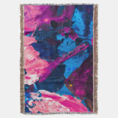 絵を描芸術的テクスモダンク。 スローブランケット (正面縦)