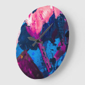 絵を描芸術的テクスモダンク。 ラージ壁時計 (傾斜)