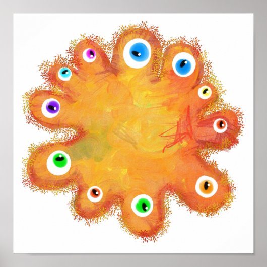 絵を描菌 ポスター (正面)
