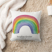 絵を描虹 クッション (ブランケット)