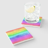 絵を描虹 ストーンコースター (横)