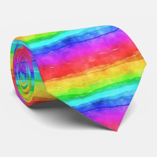 絵を描虹 ネクタイ (ロール)