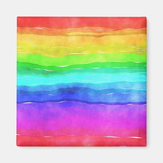 絵を描虹 マグネット (正面)