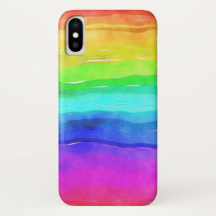 絵を描虹 iPhone X ケース