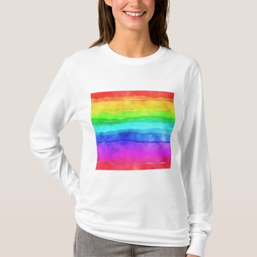 絵を描虹 Tシャツ (正面)