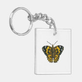 絵を描蝶 キーホルダー (正面左)