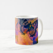 絵を描蝶 コーヒーマグカップ (正面右)