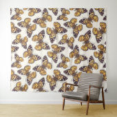 絵を描蝶 タペストリー (インサイチュ(横))