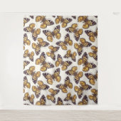 絵を描蝶 タペストリー (正面)