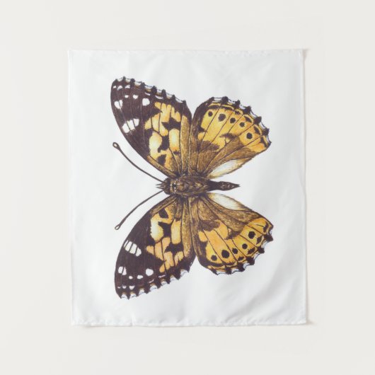 絵を描蝶 タペストリー (正面)