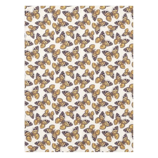 絵を描蝶 テーブルクロス (正面)