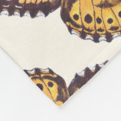 絵を描蝶 フリースブランケット (角)