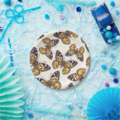 絵を描蝶 ペーパープレート (パーティー)