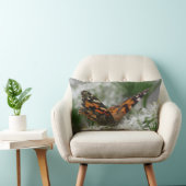 絵を描蝶 ランバークッション (椅子)