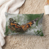 絵を描蝶 ランバークッション (ブランケット)