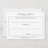 絵を描見本Red/Orange Gift Certificate (裏面)