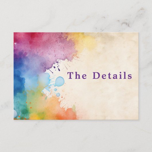 絵を描詳細・エンクロージャ・カード エンクロージャーカード (正面)