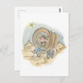 絵を描車 ポストカード (正面/裏面)