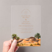 絵を描野結婚山 アクリル招待状 (インサイチュ (ポータブル))