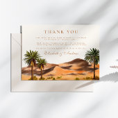 絵を描野結婚山 サンキューカード