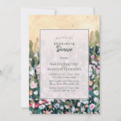 絵を描野花フローラの結婚リハーサル 招待状 (正面)