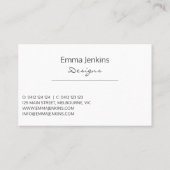 絵を描金ゴールドアーティストとの相性 名刺 (裏面)