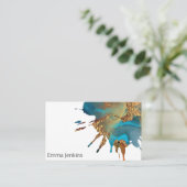 絵を描金ゴールドアーティストとの相性 名刺 (スタンド正面)