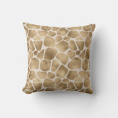 絵を描金ゴールドプリント クッション (正面)