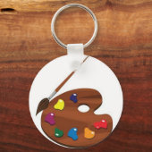 絵を描面 キーホルダー (正面)