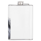 絵を描馬と先住民ビーズ フラスク (裏面)