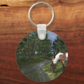 絵を描馬バイフォレストストリーム キーホルダー (正面)