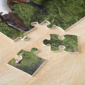 絵を描馬バイフォレストストリーム ジグソーパズル (側面)