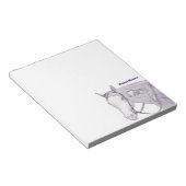 絵を描馬メモ ノートパッド (アングル)