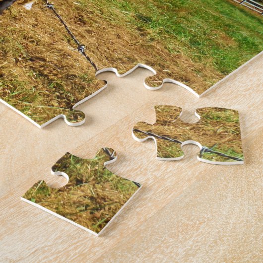 絵を描馬 ジグソーパズル (側面)