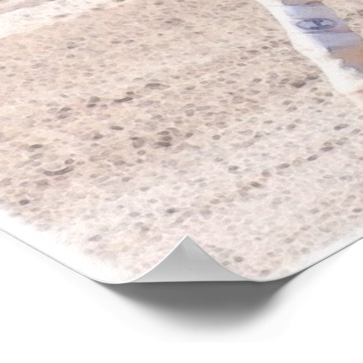 絵を描馬 ポスター (角)