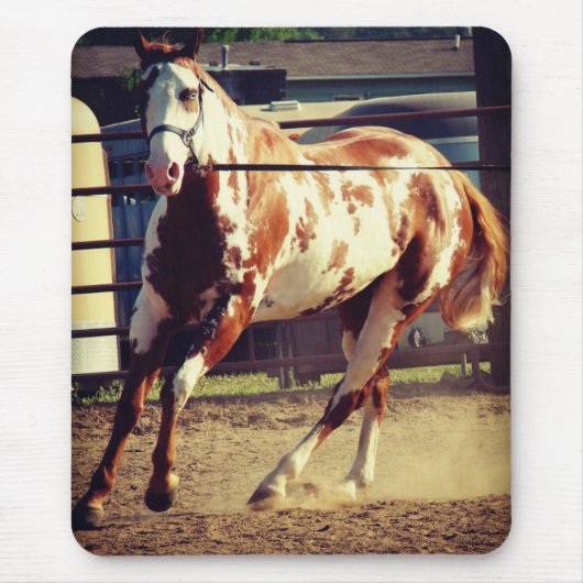 絵を描馬 マウスパッド (正面)
