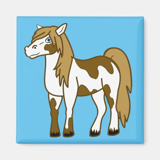 絵を描馬 マグネット (正面)